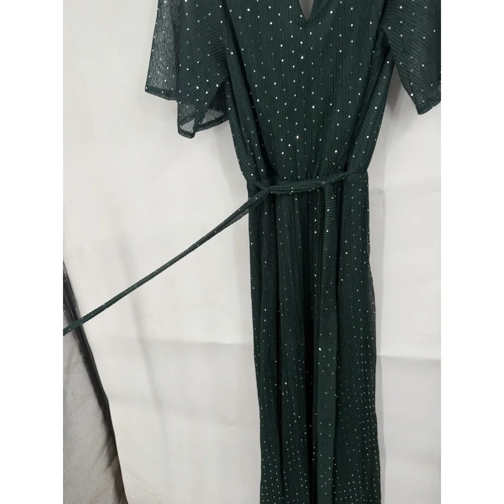 Baltic Born Grace Sparkle Maxi Dress Women XS Green NEW NWT Formal Wedding Guest